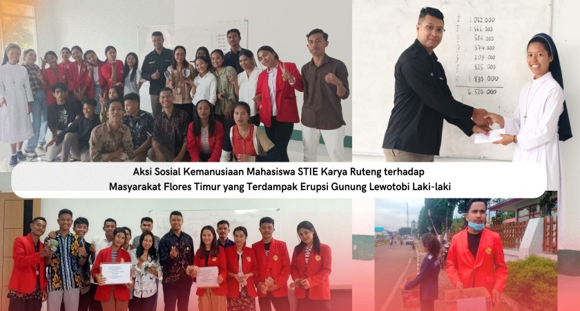 Mereka adalah Sesamaku: Aksi Sosial Kemanusiaan Mahasiswa STIE Karya Ruteng terhadap Masyarakat Flores Timur yang Terdampak Erupsi Gunung Lewotobi Laki-laki