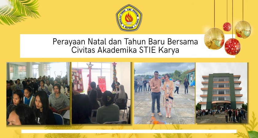 Civitas Akademika STIE Karya Rayakan Natal dan Tahun Baru Bersama dalam Semangat Kekeluargaan