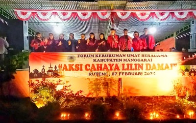 Mahasiswa STIE Karya Mengikuti AKSI LILIN DAMAI, Yosefina Suhartini :